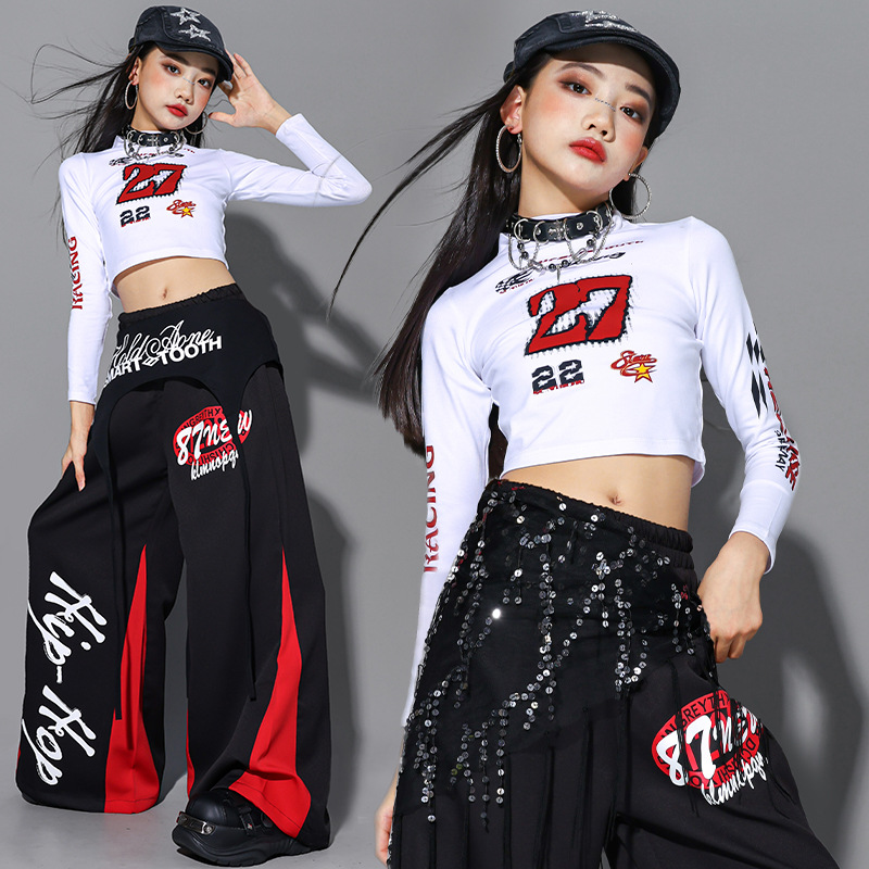 2025 Jazz Dance Clothes Girls  - Street Fashion Outfit Girl review and price